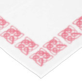 ROSE CELTIC KNOT 60x104 Tabletten Tischdecke (Schrägansicht)