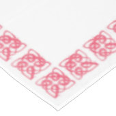 ROSE CELTIC KNOT 60x84 Tabletten Tischdecke (Schrägansicht)