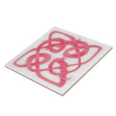 ROSE CELTIC KNOT 6" Keramik Tile Fliese (Seite)