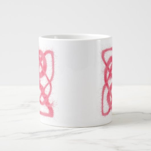 ROSE CELTIC KNOT Big Tasse (Vorderseite)