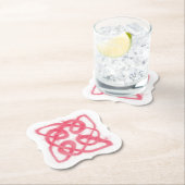ROSE CELTIC KNOT Brackets Form PapierUntersetzer Untersetzer (Vor Ort)