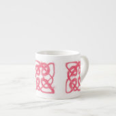 ROSE CELTIC KNOT Espressotasse (Vorderseite Rechts)