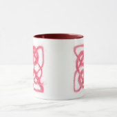 ROSE CELTIC KNOT Maroon Combo Tasse (Zentrum)