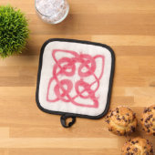 ROSE CELTIC KNOT Pot Holder Topflappen (Oben Unten)