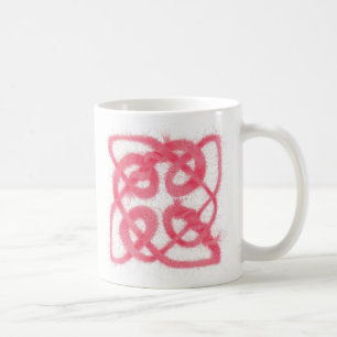 ROSE CELTIC KNOT Weiße Tasse
