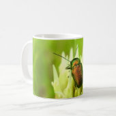 Rose Chafer Bug Tasse (Vorderseite Links)