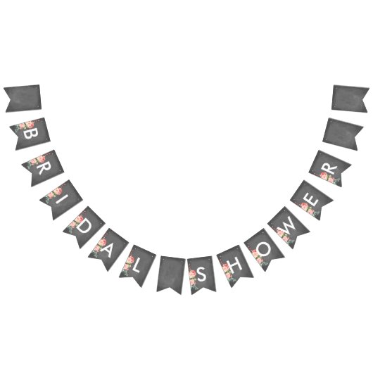 Rose Chalkboard Brautparty Banner (Alle)