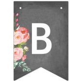 Rose Chalkboard Brautparty Banner (Zweite Fahne)
