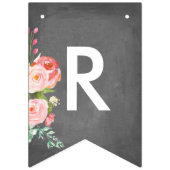 Rose Chalkboard Brautparty Banner (Dritte Fahne)