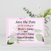 Rose Chicago Peace Save the Date (Stehend Vorderseite)