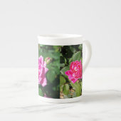 Rose China Tasse (Vorderseite Rechts)