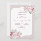 Rose Cinnamon Einladung (Vorderseite)