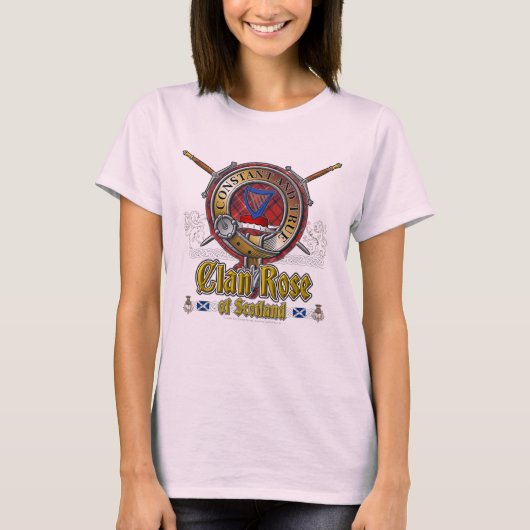 Rose Clan Abzeichen T-Shirt (Vorderseite)