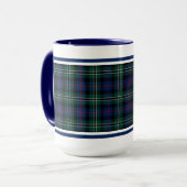 Rose Clan Jagd Tartan Tasse (Vorderseite Links)
