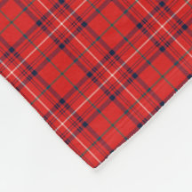 Rose Clan Tartan Red Kariert