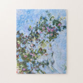 Rose Claude Monet Kunstkunst Puzzle (Vertikal)