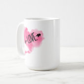 Rose Cloud Heart Tasse (Vorderseite Links)