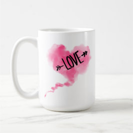Rose Cloud Heart Tasse