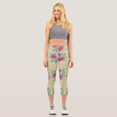 Rose Cluster Medley Capri Leggings (Vorderseite)