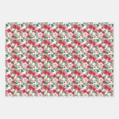Rose Cluster Wrapping Paper Geschenkpapier Set (Vorderseite)