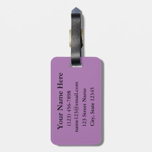 Rose Collage #1 Gepäckmarke Gepäckanhänger (Rückseite vertikal)