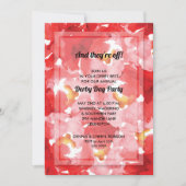 Rose Collage Derby Day Party Einladung (Vorderseite)