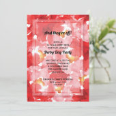 Rose Collage Derby Day Party Einladung (Stehend Vorderseite)