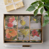 Rose Collage zeichnet das Katzengewebe Seidenpapier (Geschenk)