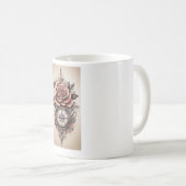 Rose Compass Bliss: Design der Tasse von Tattoo (VorderseiteRechts)