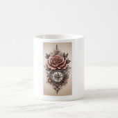 Rose Compass Bliss: Design der Tasse von Tattoo (Mittel)