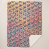 "Rose Compass: Ein Symbol für Liebe und Bliss" Sherpadecke (Vorderseite)