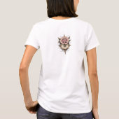 Rose Compass Tattoo Art T-Shirt (Rückseite)