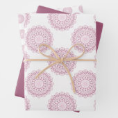 Rose Confetti Lace Classic Polka Dots Geschenkpapier Set (Beispiel)