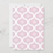 Rose Confetti Lace Retro Scrapbook Einladung (Vorderseite)