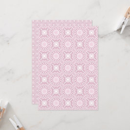 Rose Confetti Lace Tile Scrapbook Einladung