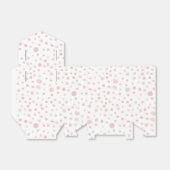 Rose Confetti Wasserfarbe Dots Gefälligkeitsbox Geschenkschachtel (Ungefaltet)