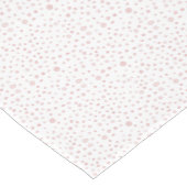 Rose Confetti Wasserfarben Punkte Tischläufer (Ecke)