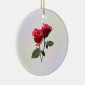 Rose Couple Keramik Ornament (Rechts)