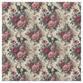 Rose Crematory - Gothic Dense Tile Stoff (Nahaufnahme)