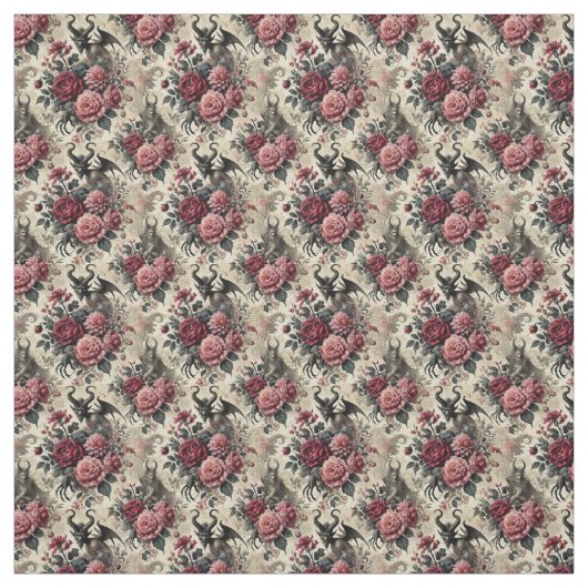 Rose Crematory - Gothic Dense Tile Stoff (Muster)