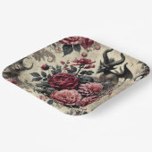 🔥 Rose Crematory – Gothic Victorian Pappteller (Gewinkelt)