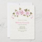 Rose Crescent Einladung (Vorderseite)