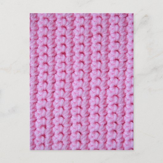 Rose Crochet Postkarte (Vorderseite)