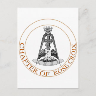 Rose Croix Scottish Rite Symbol Postkarte