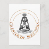 Rose Croix Scottish Rite Symbol Postkarte (Vorderseite)