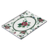 Rose Cross Stitch Notebook Notizblock (Linke Seite)