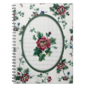 Rose Cross Stitch Notebook Notizblock (Vorderseite)