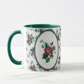 Rose Cross-Stitch-Tasse Tasse (Links)