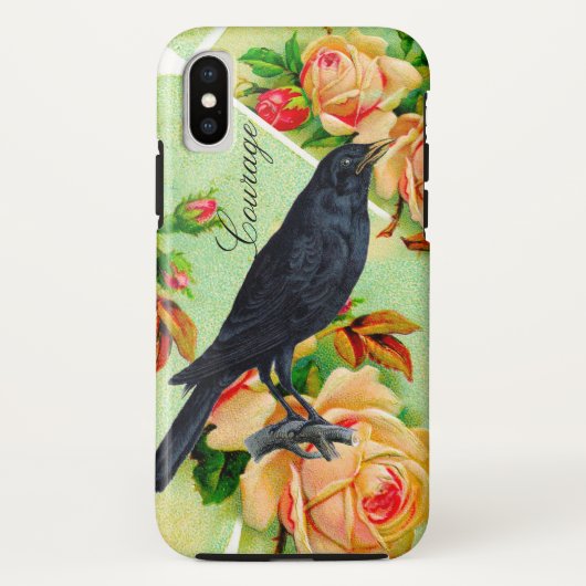 Rose Crow Mut Case-Mate iPhone Hülle (Rückseite)