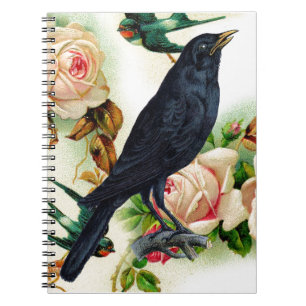 Rose Crow Mut Notebook Notizblock